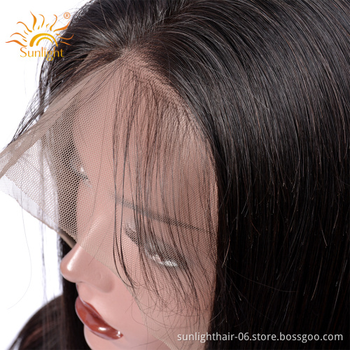 Wholesale13*4Lace Front Wig real Brazilian/Indian Human Hair for Black Women yaki/straight/body/water wave Pre Plucked Hair